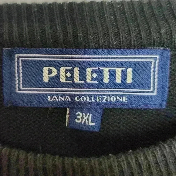 VTG Peletti Lana Collezione Textured Sweater Coogi Mens 3XL (fits like an XL) - Picture 3 of 5